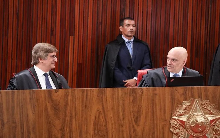Paulo Gonet, procurador-geral da República, e Alexandre de Moraes, ministro do Supremo Tribunal Federal