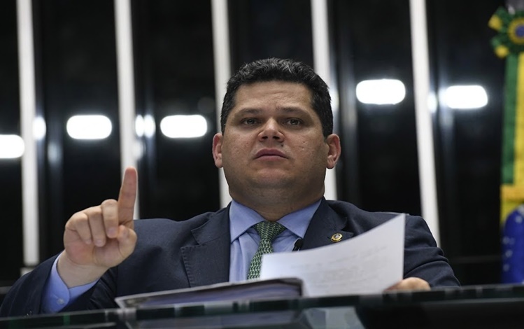Presidente do Senado Federal, senador Davi Alcolumbre (DEM-AP). 