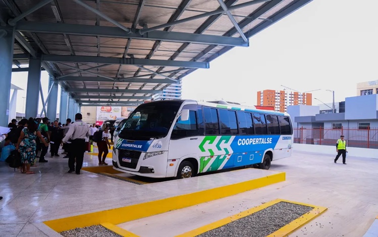 Ônibus do transporte intermunicipal em Sergipe