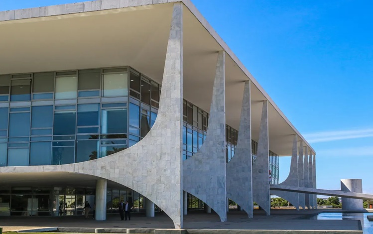 Fachada do Palácio do Planalto, sede de Poder Executivo